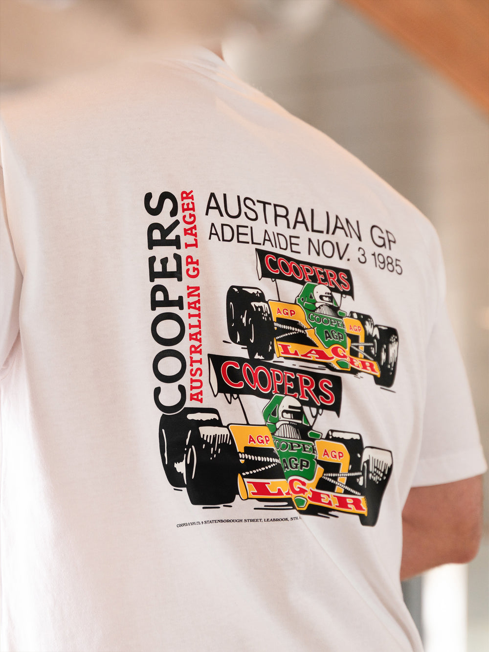 Australian GP Lager Boxy fit tee