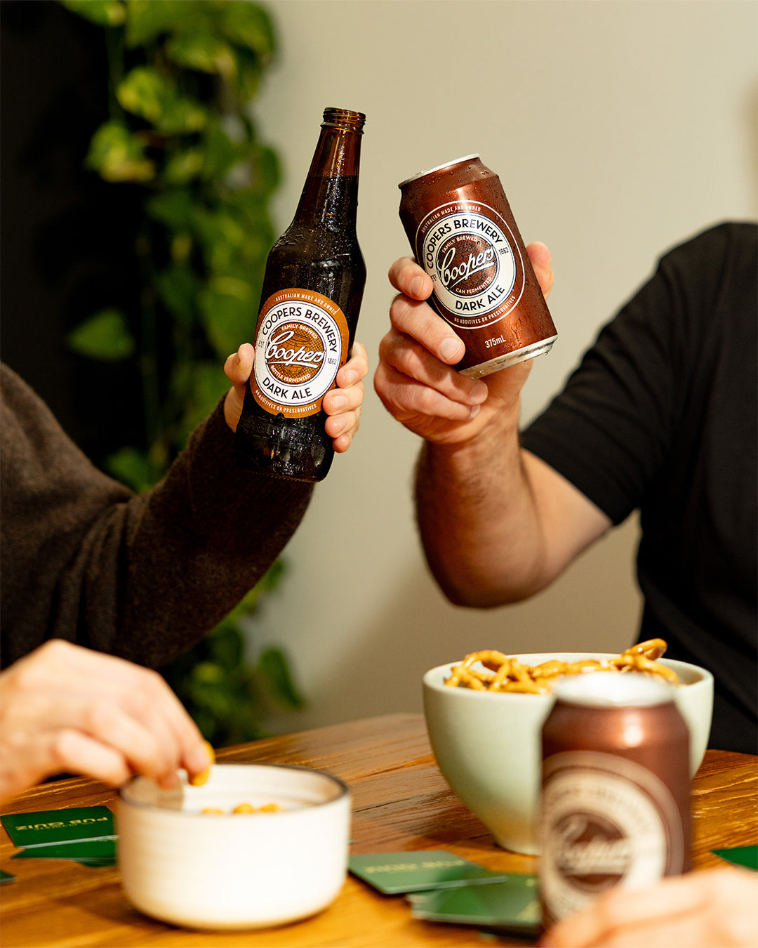 COOPERS RESPONDS TO FANS WITH DARK IN A CAN