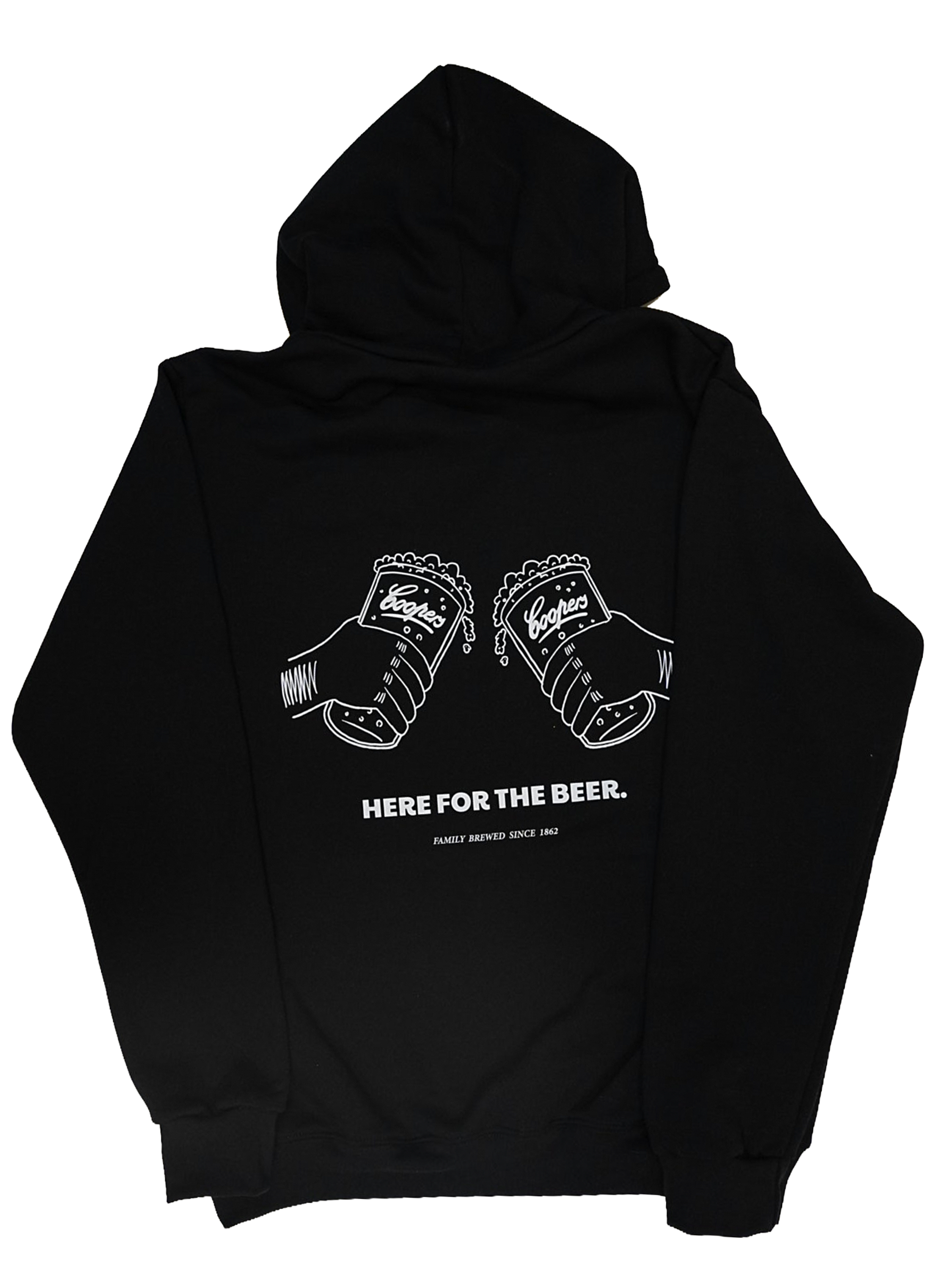 Here For The Beer Hoodie