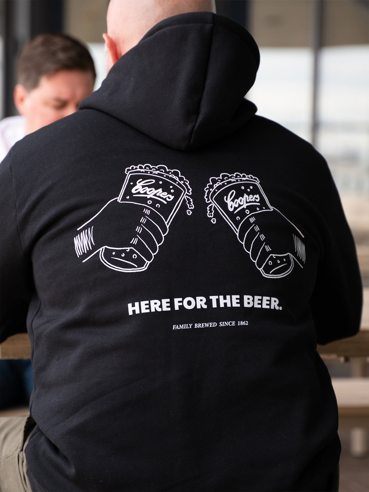 Here For The Beer Hoodie