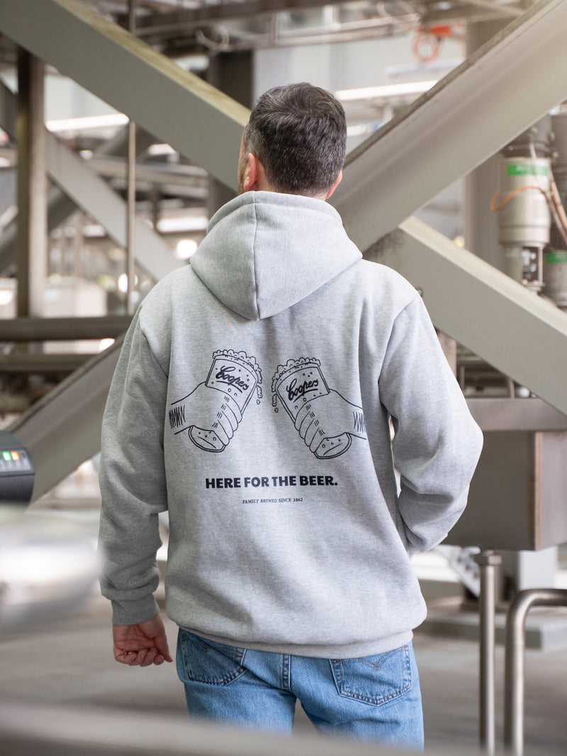 Here For The Beer Hoodie