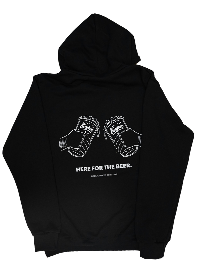Here For The Beer Hoodie