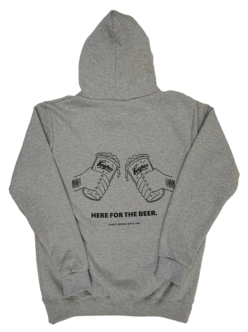 Here For The Beer Hoodie