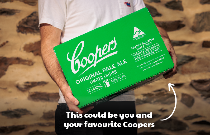 Win a year's worth of Coopers beer
