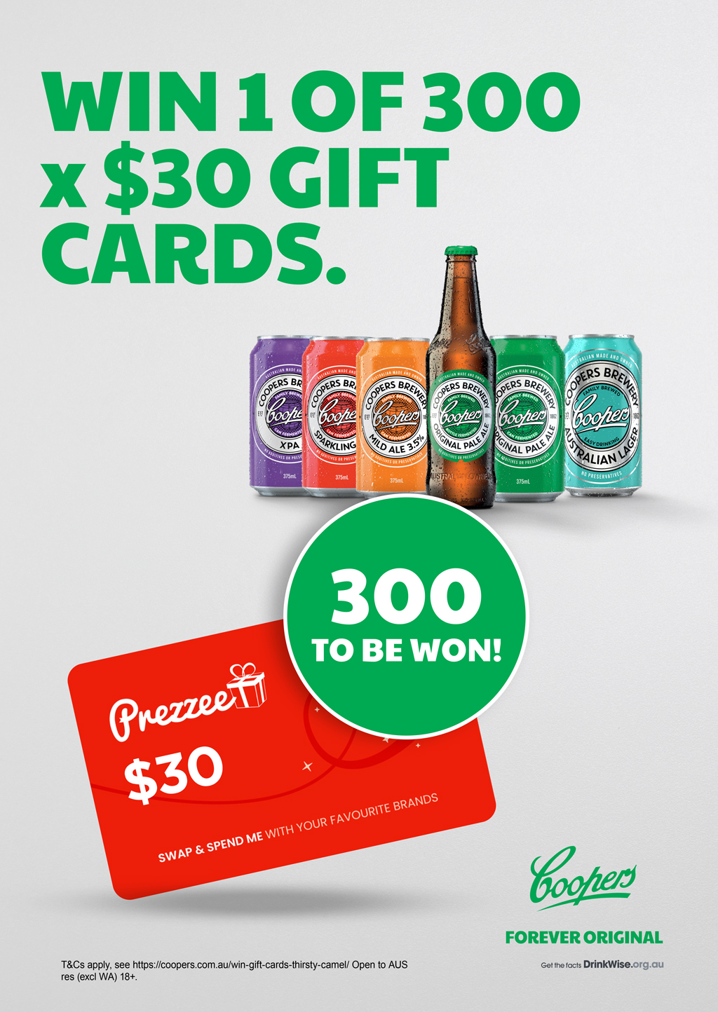 Win Gift Cards with Thirsty Camel